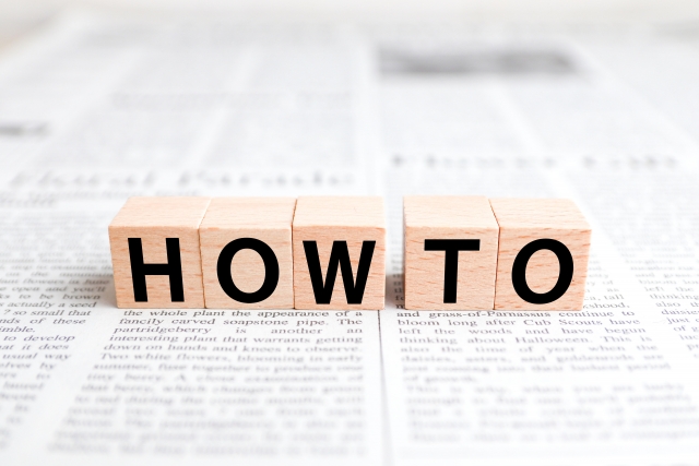 HOW TO